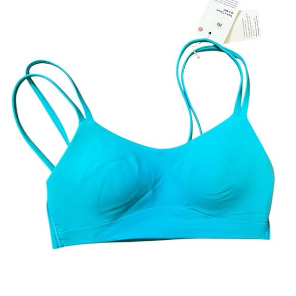 Lululemon Like a Cloud Bra B/C Cup Size 2 Electric Turquoise ELTU - Picture 1 of 6